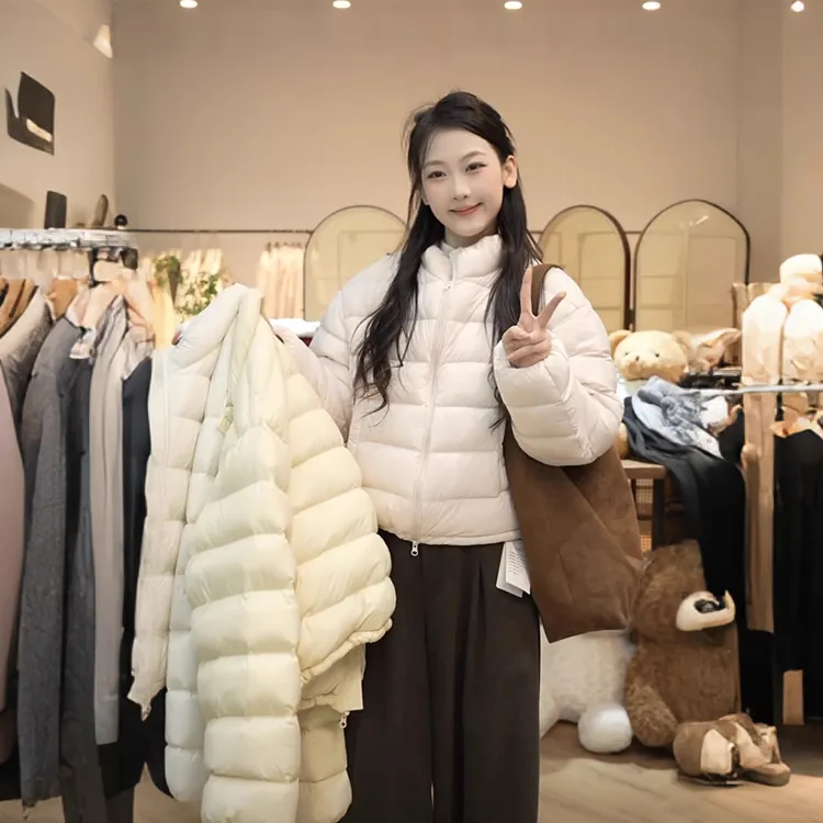 【闵笑一】云朵奶糖 25早秋新款百搭保暖上衣潮牌女装羽绒服女