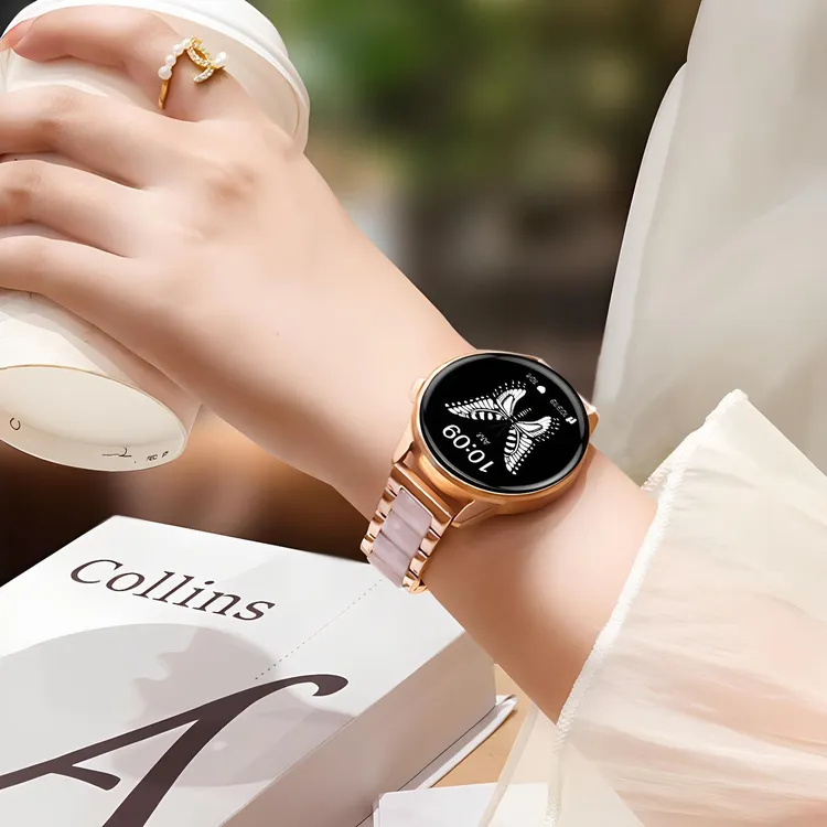 女士智能手表2025心率血压蓝牙通话多功能运动手环送礼物情侣手表