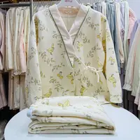 10秋冬加厚空气棉孕妇睡衣待产哺乳月子服喂奶家居服套装小鸭春天