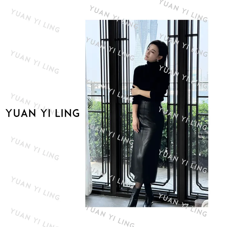 袁艺灵【软黄金】25秋冬新100羊绒针织毛衣（起球 不能用热水洗）9014