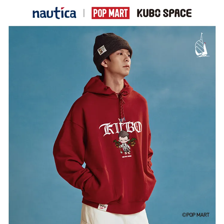 【nauticaxPOPMART泡泡玛特KUBO联名】学院风复古显瘦卫衣PMKW5462