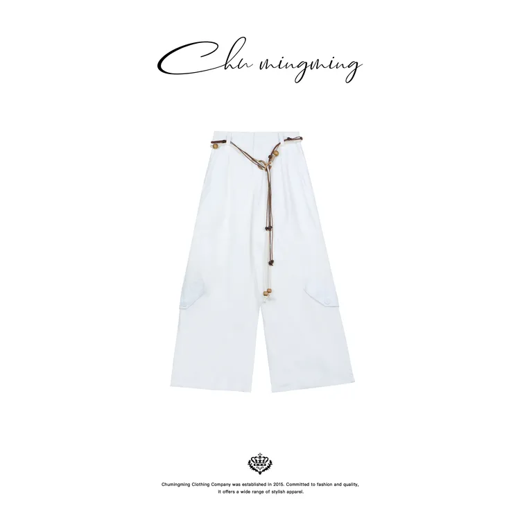 【CHU/2025SSNEW】原创设计《度假裤》贴袋阔腿裤XYWH2502