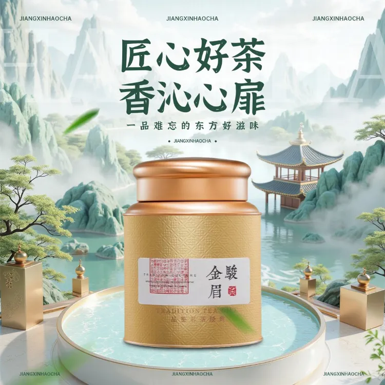 武夷山金骏眉正宗桐木关花果蜜香红茶浓香口粮茶叶2025新茶礼盒装