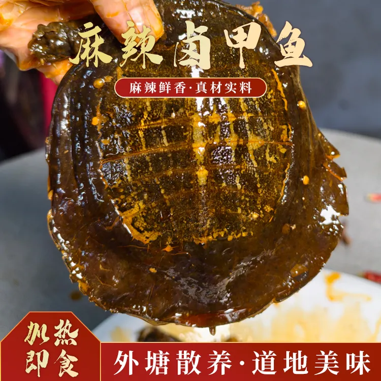 【整只现卤】麻辣甲鱼现卤麻辣开袋开袋即食香辣卤味香辣即食甲鱼