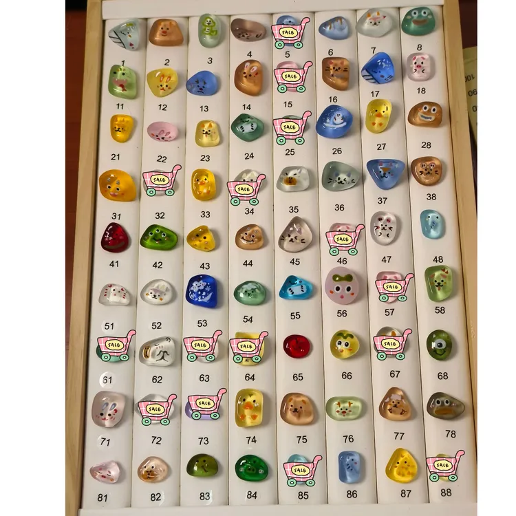 海玻璃宠物石头，微瑕不退换！先咨询后下单，未沟通默认随机款式发