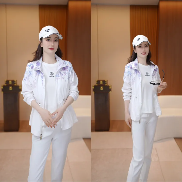 JDND轩羽【紫藤花】UPF50+防紫外线收腰轻薄防晒外套XY253073