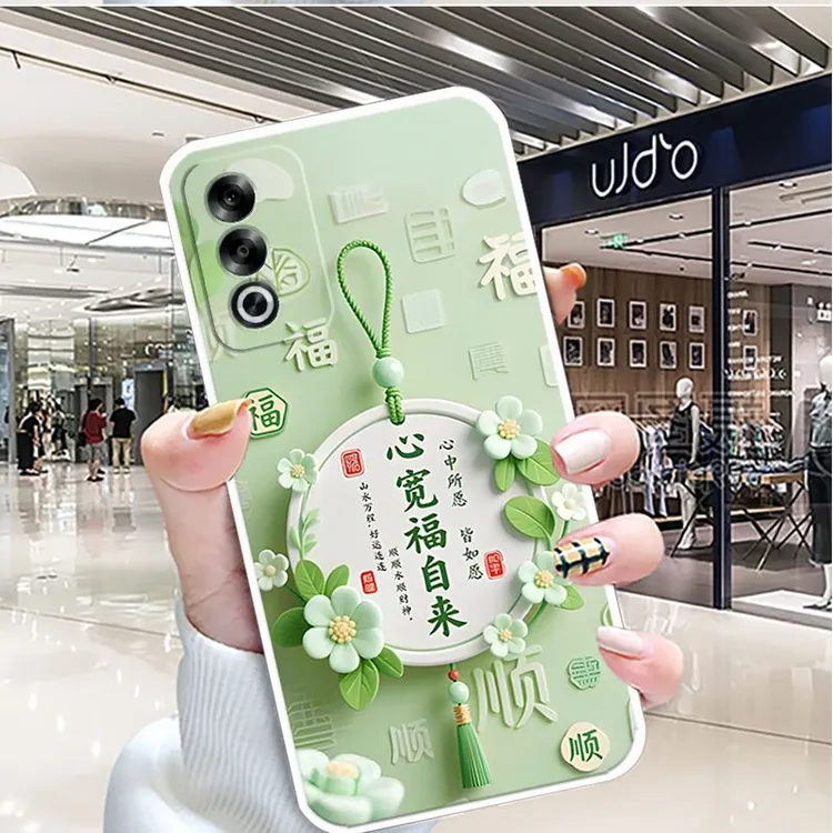 适用OPPOA3活力版手机壳PKD110硅胶防摔保护套全包边女新款中国风