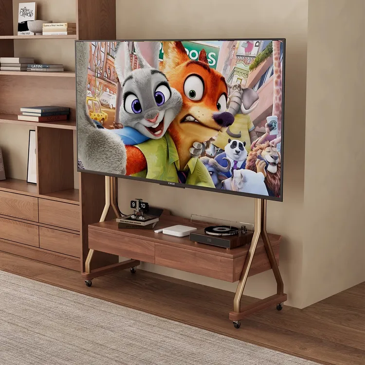 新家入住轻奢可移动电视支架落地客厅电视柜家用高颜值网红储物柜
