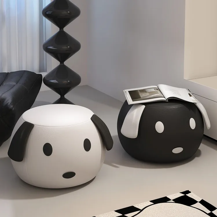 家用动物小凳子换鞋凳客厅童趣可爱风小板凳坐墩加厚圆凳子小矮凳