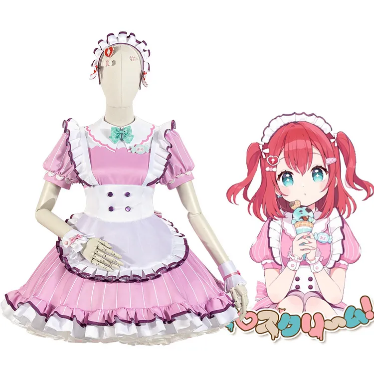 九命萌猫 lovelive AiScReam 黑泽露比cos服 二次元动漫游戏女裙