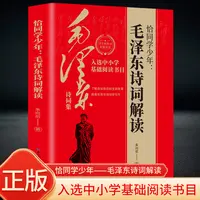 恰同学少年:毛泽东诗词解读 中小学生基础阅读书目学习伟人榜样