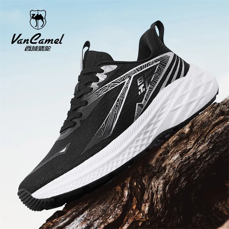 VANCAMEL/西域骆驼四季网面夏季休闲跑步鞋男士潮流百搭运动鞋