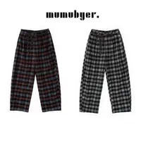 MUMUBYER •“曼城假日”25秋冬不费劲穿搭配腰带褶间设计格子裤
