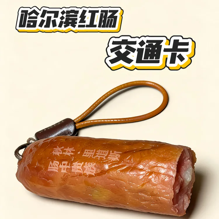 地铁交通卡通用全国哈尔滨哈尔滨红肠交通卡购买公交卡红肠文创