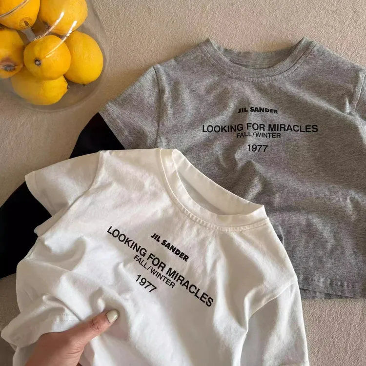 儿童纯棉T恤男童2025春秋新款休闲假两件长袖宝宝纯色打底衫女潮