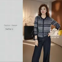 25秋冬新款提花女复古欧风针织开衫蝴蝶结百搭洋气上衣