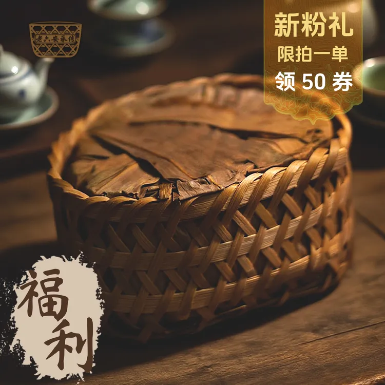 【新粉礼】2023一级 非遗老六安祁门安茶 孙义顺古法春采高山黑茶