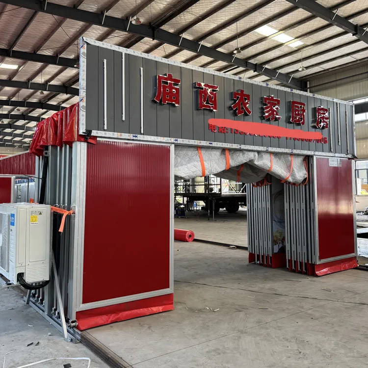 折叠推拉户外酒席农村帐篷免搭建防风防雨适用于婚庆活动