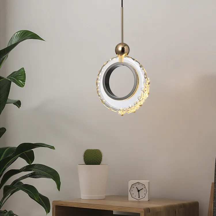 帕莎 卧室床头吊灯 2025新款高级感耳环设计简约现代餐桌吧台吊灯