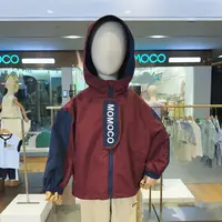 MOMOCO/玛米玛卡男童2025秋季新款韩版拼色连帽外套77330138094