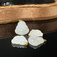 【老郑家】18K和田玉佛公吊坠 3094 多样性发一件 约19*19*5mm