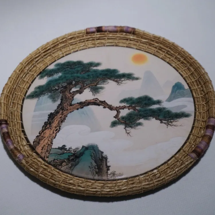 手工编制麻绳零食盘精致实用家居好物