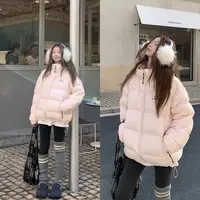 【草莓牛奶】韩系暖暖可爱宽松休闲百搭时尚羽绒服254V4569        