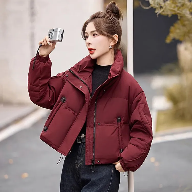 九江羽绒棉服冬2025新款小个子短款时尚品牌轻薄嘉兴洋气爆款外套