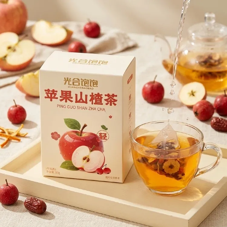 【数量+3下单】苹果山楂红枣陈皮原料茶酸甜商品图