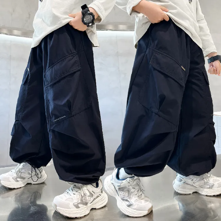 童装男童秋装裤子2025儿童中大童潮酷痞帅男孩休闲裤春秋工装裤