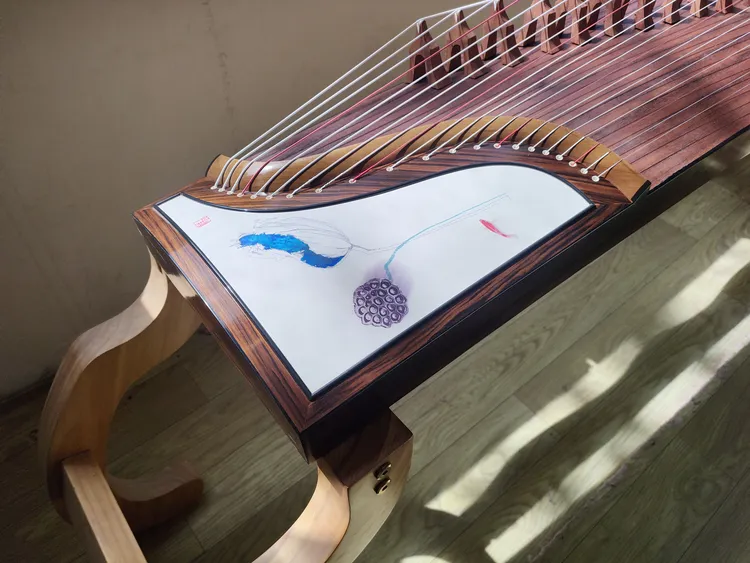 便携式小古筝成人民族乐器专业演奏考级入门练习筝