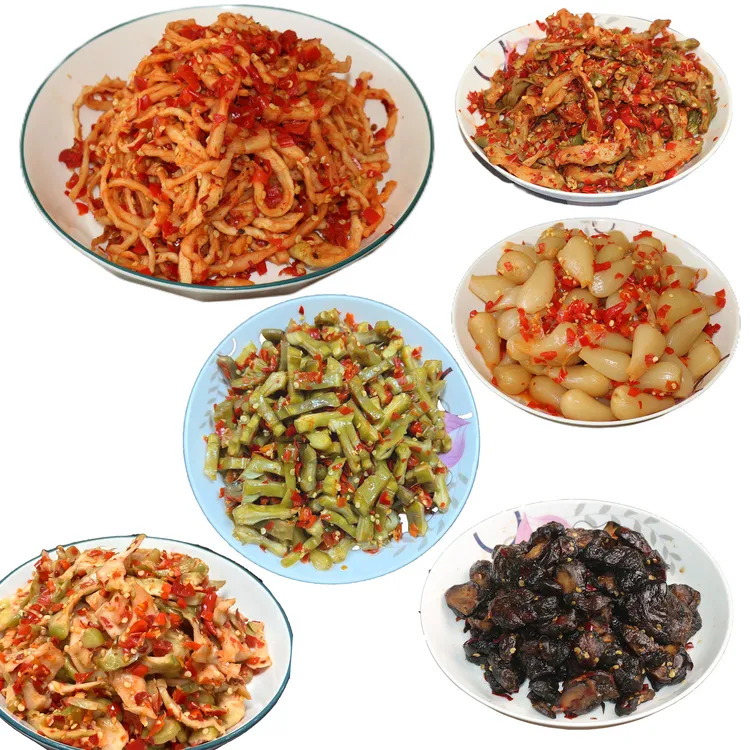 湖南坛子菜酸辣荞头洋姜萝卜泡菜刀豆藠头即食新鲜香辣开胃下饭菜