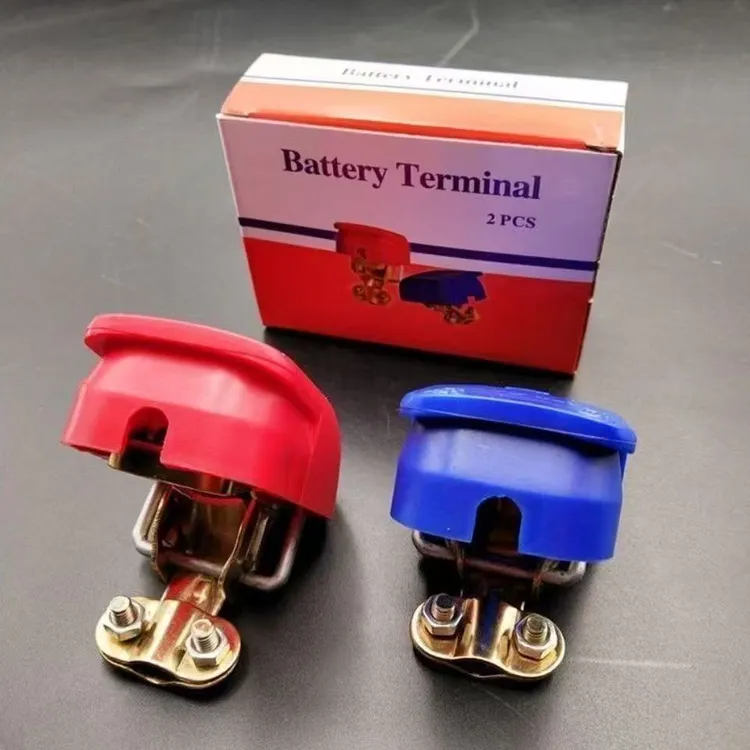 旗旺新款电瓶快速接头桩头新型蓄电池保护卡子接线端子可拆卸夹头