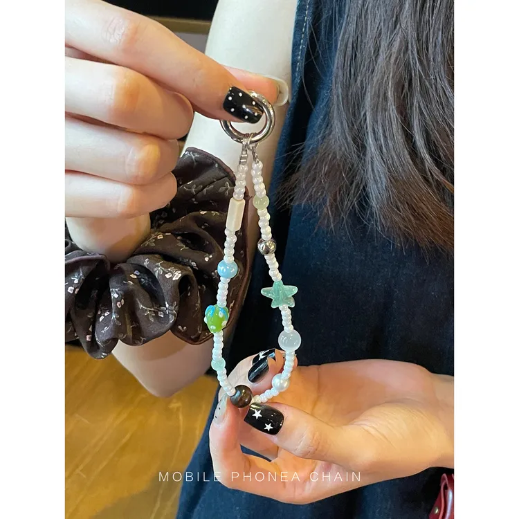 可爱短款ins手机链ccd相机挂饰薄荷曼波小众原创diy设计个性配饰