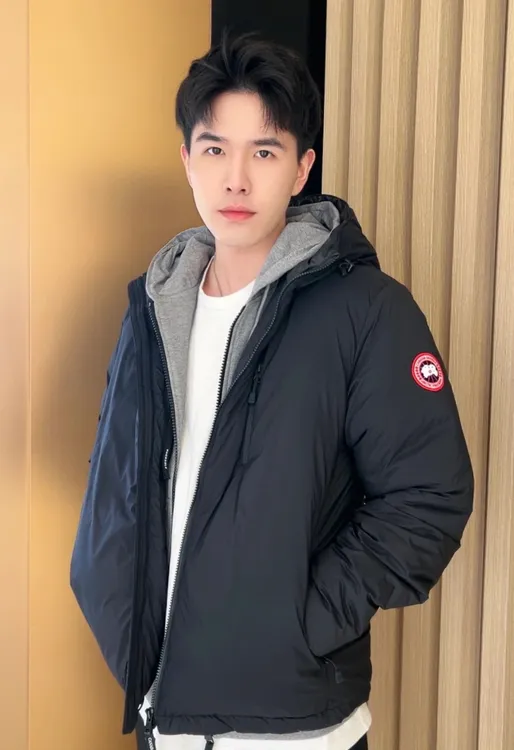 Canada Goose/加拿大鹅 Lodge系列连帽防水防风羽绒服