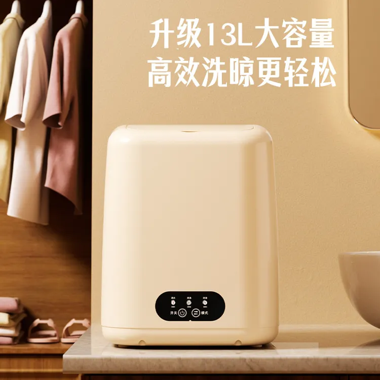 2025新款小型洗衣机半自动内衣内裤洗袜子神器婴儿专用洗脱一体式