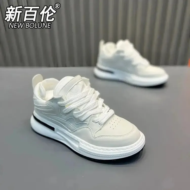 新百伦男鞋秋冬款潮流高帮百搭增高鞋男时尚休闲运动板鞋男生鞋子