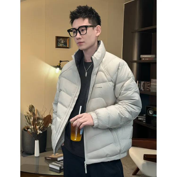 F8冬季轻量化新国标高蓬绒子立领羽绒服9961