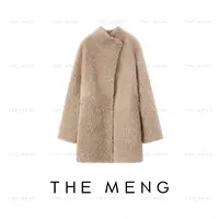 THE MENG【芝加哥】Lacon拉贡羊皮革皮毛一体皮草#M253M1138