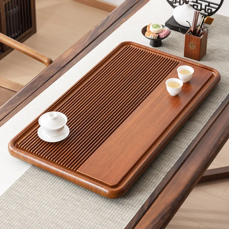 茶盘实木家用排水小型干泡茶台高端办公室茶海功夫茶具套装