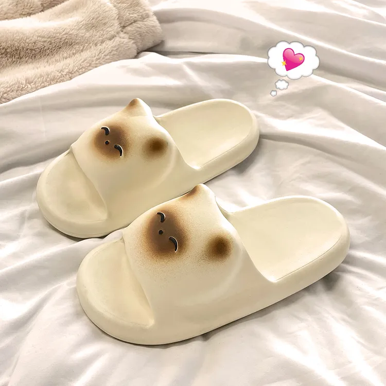 猫力猫咪拖鞋女款夏季可爱软底2025新款居家室内防滑洗澡情侣凉拖
