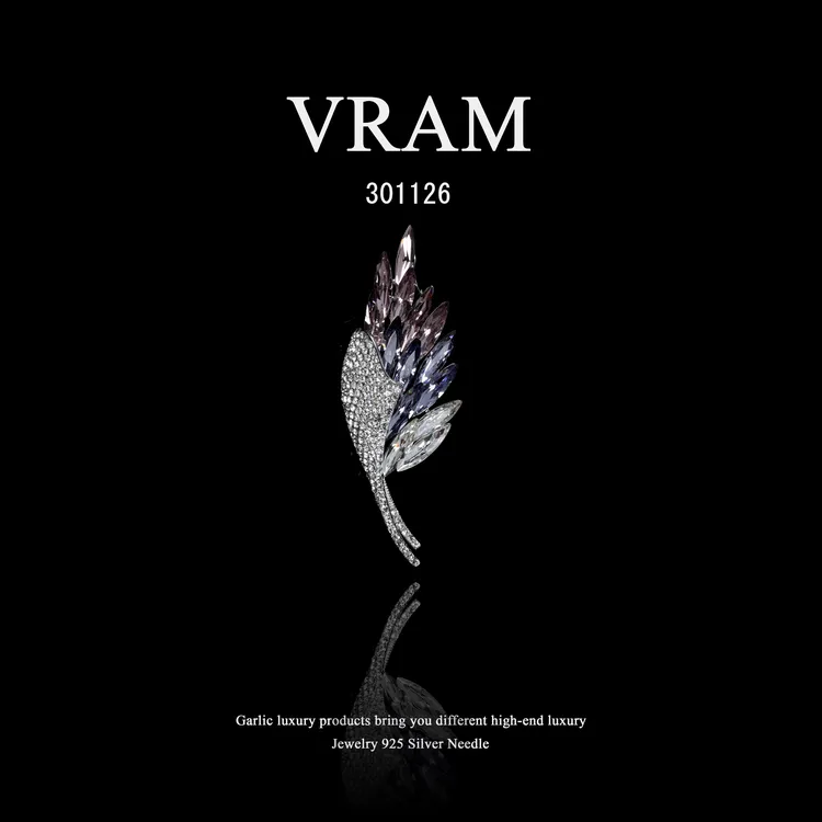 镀K金【天使之翼】Angel's Wings胸针-301126