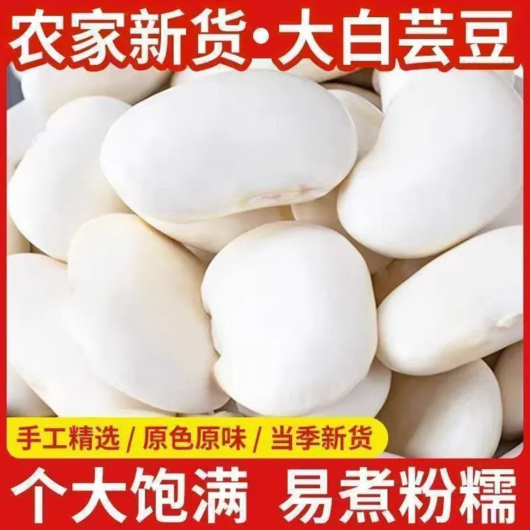 【到手一斤】云南农家自种白芸豆五谷杂粮营养丰富可煲汤