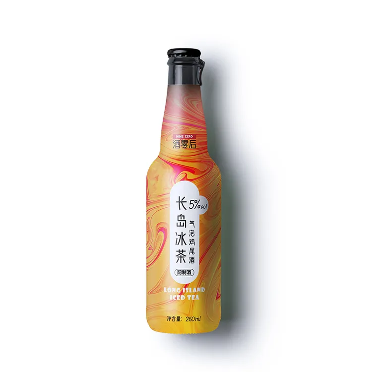 酒零后长岛冰茶风味5度晚安微醺气泡鸡尾酒260ml