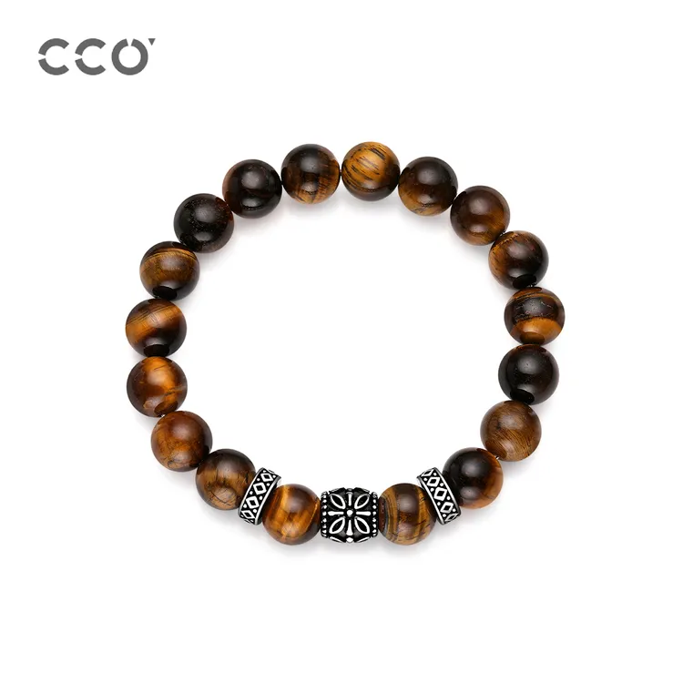 Cirocco 铜合金仿水晶手链 新中式复古手串男高级感嘻哈潮牌手饰