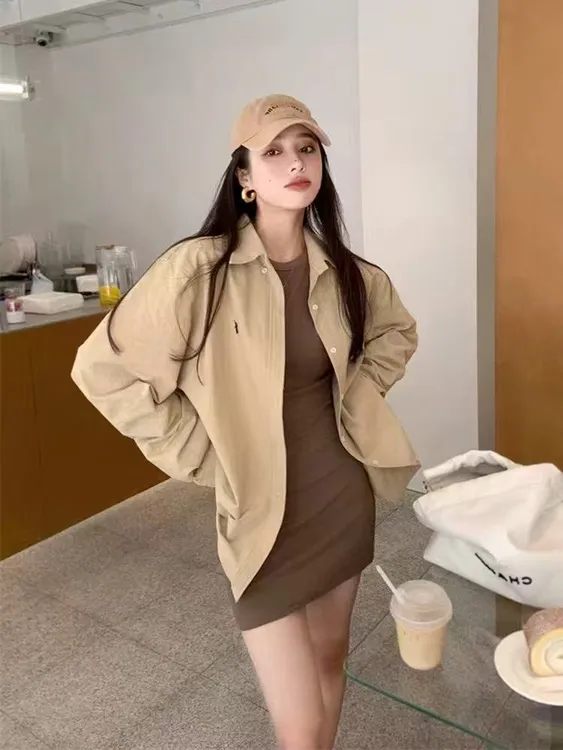 欧洲站新款洋气百搭衬衫+吊带裙甜辣两件套