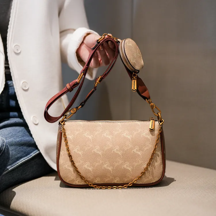 高颜值包包女2026复古洋气百搭印花单肩包新款时尚高级腋下斜挎包