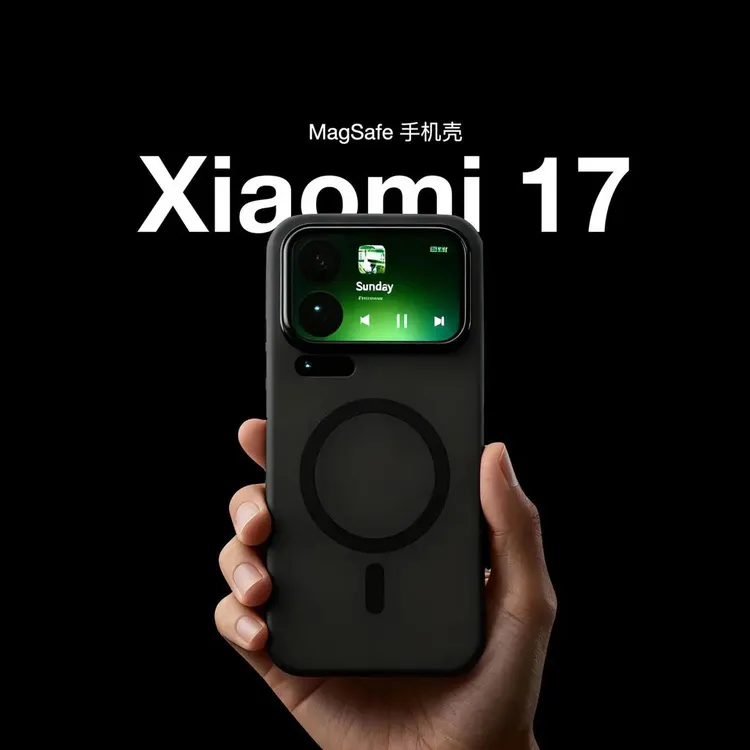 适用小米17PROMax手机壳磁吸Magsafe磨砂保护套四角防摔气垫保护