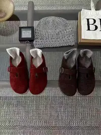 脚感舒适～复古百搭软底勃肯鞋女森系真皮乐福单鞋6229