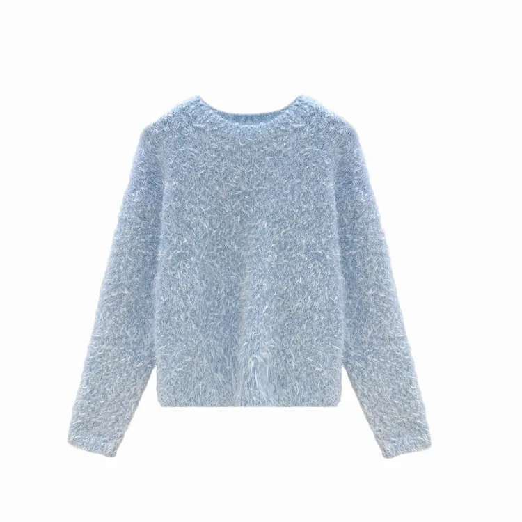 熙薇【冬日恋歌】2025冬季新款时尚休闲气质设计师毛衣H6730